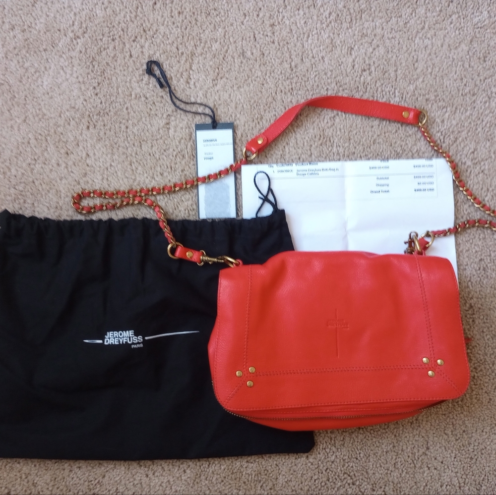 Jérôme Dreyfuss Bobi Red  crossbody bag ♥️